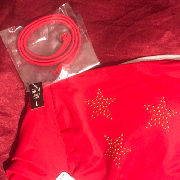 PINK Swim Bandeau Top - Picture 3 of 4